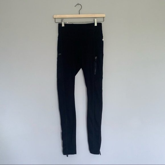 Fabletics Leggings Size Extra Small Black Trinity High-Waisted‎ Utility Zippers - Picture 2 of 13